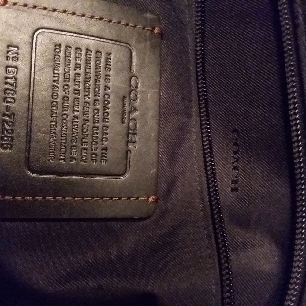 Coach Men's 72266 Metro Laptop/Briefcase Leather - Picture 2 of 8
